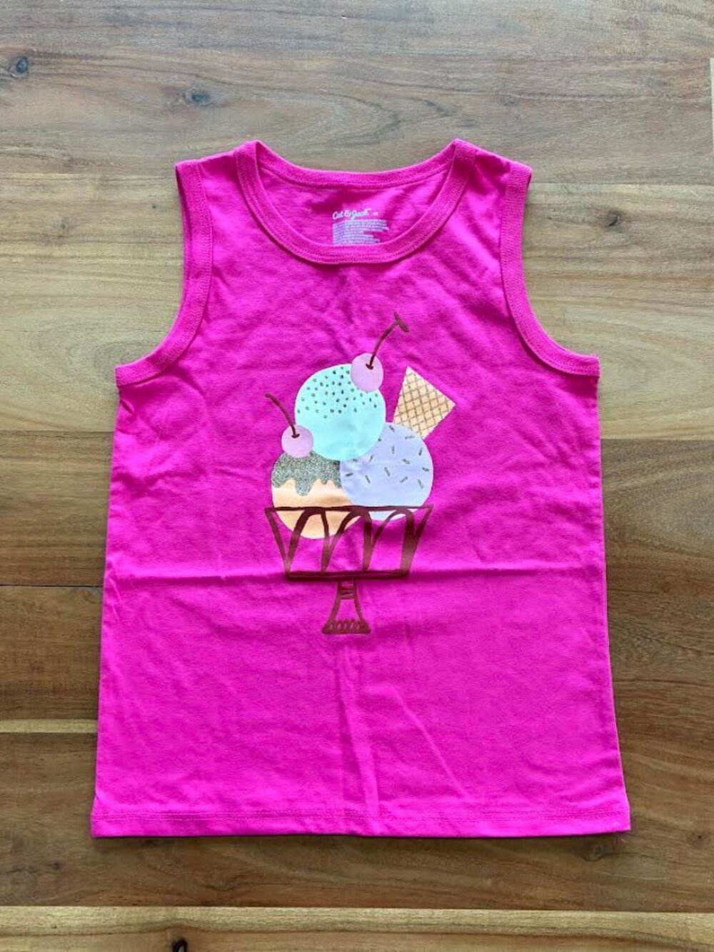 Cat & Jack- Toddler Girls' 'Ice Cream Parfait' Graphic Tank Top